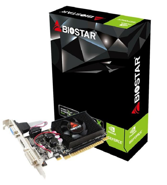 Biostar Graphics Card Nvidia Geforce Gt 610 2 Gb Gddr3 - W128271548