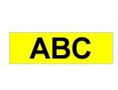 Brother Gloss Laminated Labelling Tape - 9Mm, Black On Yellow Label-Making Tape Tz - W128272022