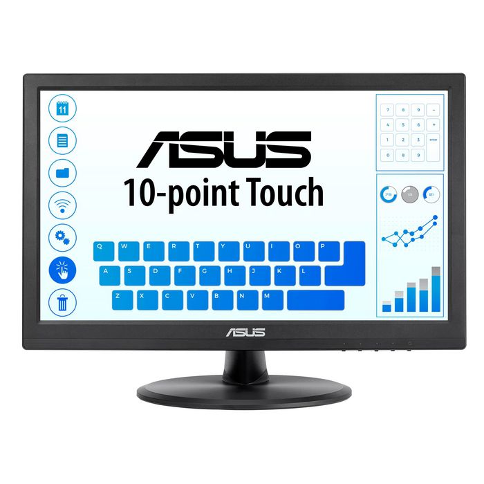 Asus Vt168Hr 39.6 Cm (15.6") 1366 X 768 Pixels Wxga Led Touchscreen Black - W128272126