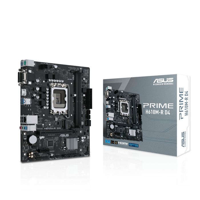 Asus Prime H610M-R D4 Intel H610 Lga 1700 Micro Atx - W128272242