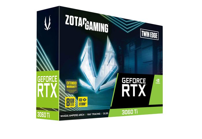 Zotac Gaming Geforce Rtx 3060 Ti Twin Edge Lhr Nvidia 8 Gb Gddr6 - W128272556