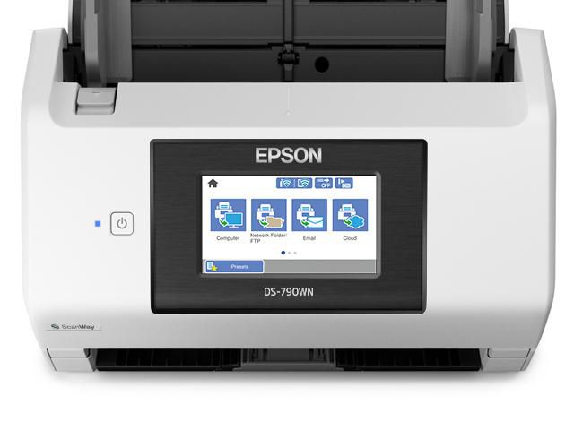 Epson Workforce Ds-790Wn Sheet-Fed Scanner 600 X 600 Dpi A4 Black, White - W128272762