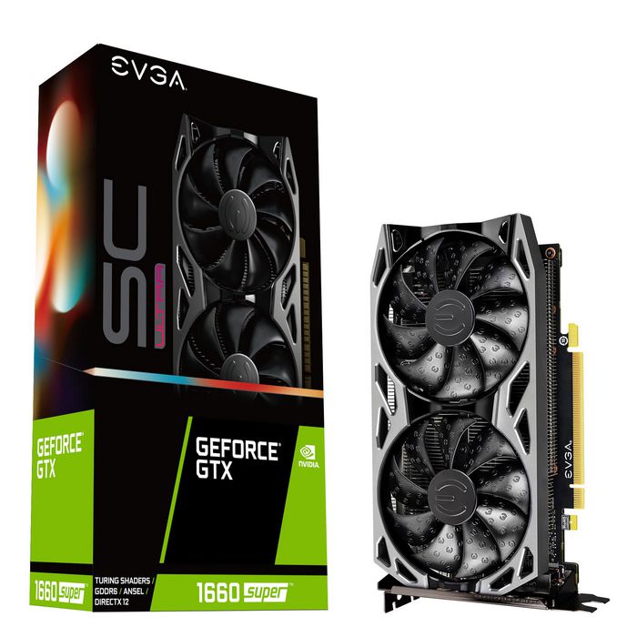 EVGA Graphics Card Nvidia Geforce Gtx 1660 Super 6 Gb Gddr6 - W128272828