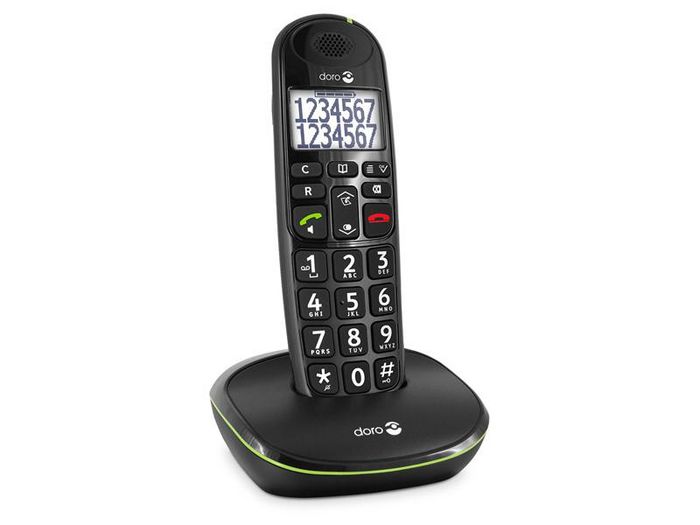 Doro Phoneeasy 110 Dect Telephone Caller Id Black - W128273891