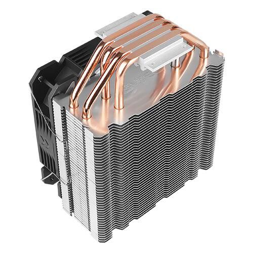Antec A400I Chipset Air Cooler 12 Cm Black, Copper, Silver 1 Pc(S) - W128273896