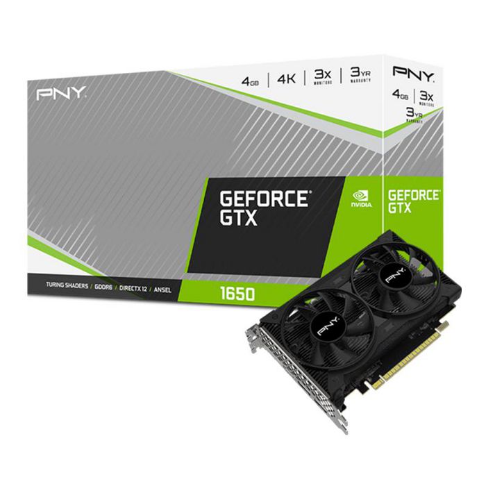 PNY Geforce Gtx 1650 Dual Fan Nvidia 4 Gb Gddr6 - W128274541