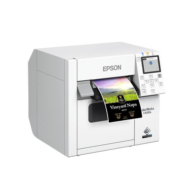 Epson Cw-C4000E (Bk) Label Printer Inkjet Colour 1200 X 1200 Dpi Wired - W128275064