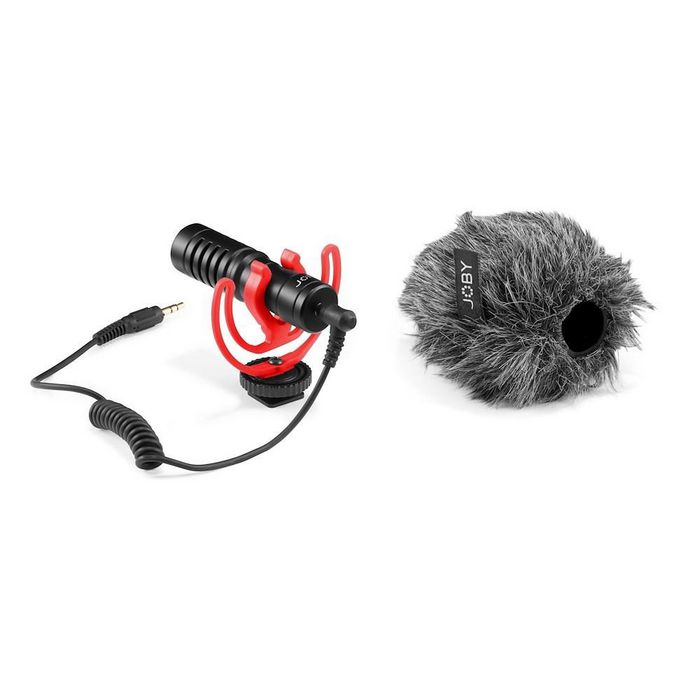 Joby Microphone Black, Red Digital Camera Microphone - W128275519
