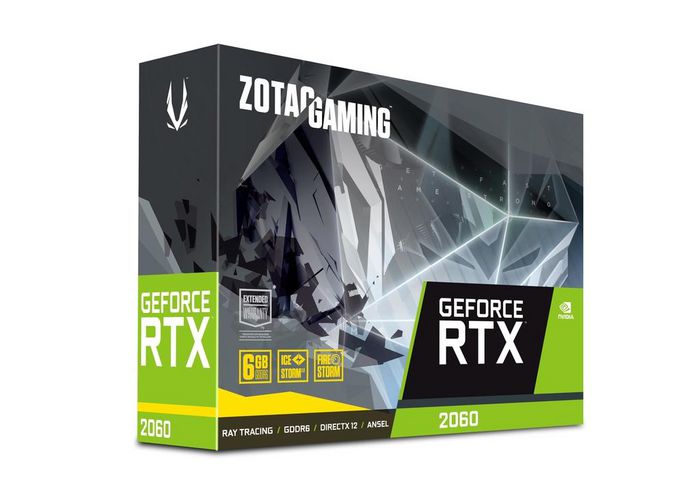 Zotac Graphics Card Nvidia Geforce Rtx 2060 6 Gb Gddr6 - W128277464