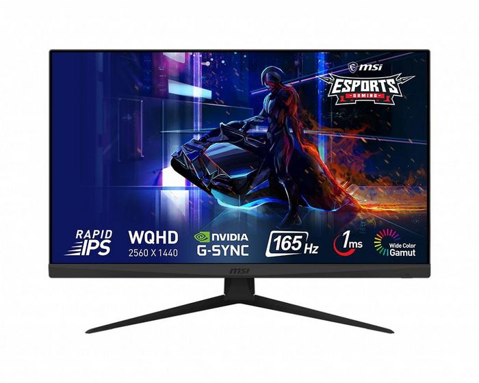 OPTIX G273QF, MSI (27") Inch Ips Wqhd 1Ms 165Hz GSync Compatible Flat