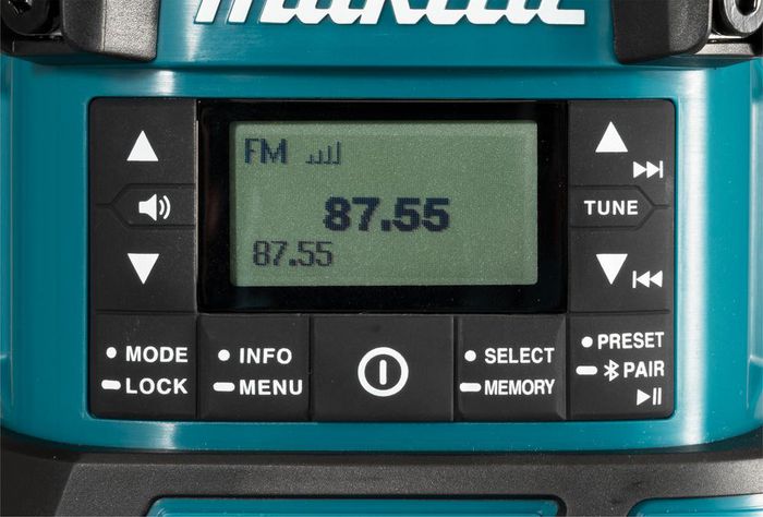 Makita Radio Portable Analog & Digital Black, Blue - W128278171