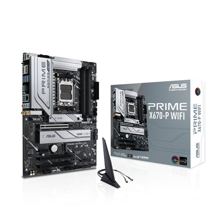 Asus Prime X670-P Wifi Amd X670 Socket Am5 Atx - W128278237