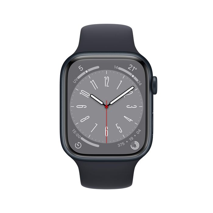 Apple Watch Series 8 Oled 45 Mm Black Gps (Satellite) - W128278261