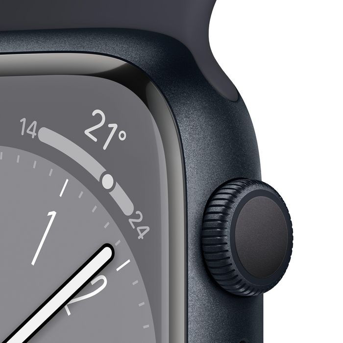 Apple Watch Series 8 Oled 45 Mm Black Gps (Satellite) - W128278261
