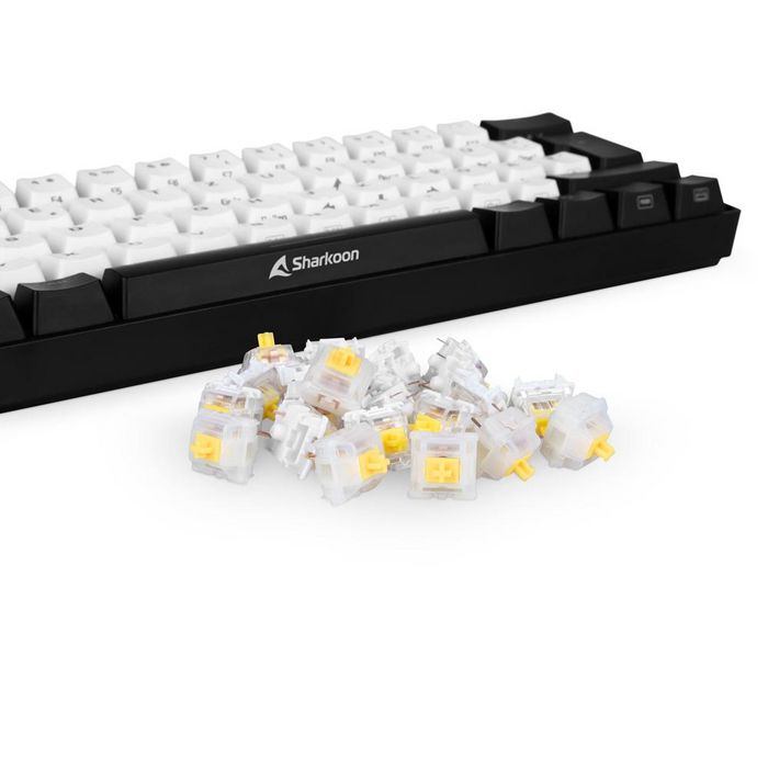 Sharkoon Linear Gateron Cap Milky Yellow Keyboard Switches - W128278842