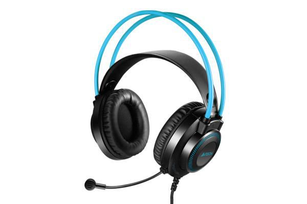 A4Tech Fstyler Fh200I Headphones Wired Head-Band Office/Call Center Black, Blue - W128279126