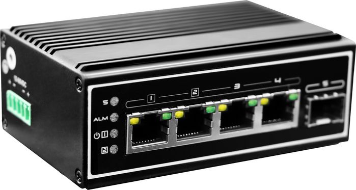 LevelOne Network Switch Unmanaged Gigabit Ethernet (10/100/1000) Power Over Ethernet (Poe) Black - W128280364