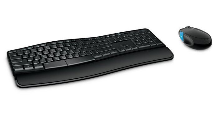 Microsoft Sculpt Comfort Keyboard Mouse Included Rf Wireless Qwerty Russian Black - W128280740