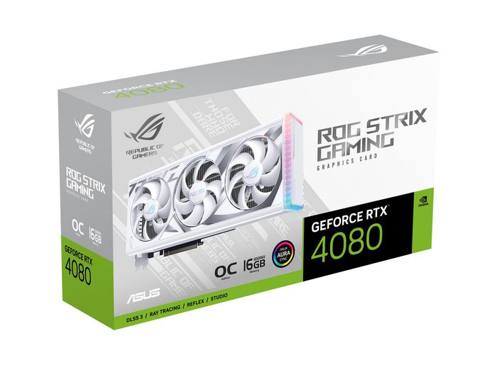 Asus Rog -Strix-Rtx4080-O16G-White Nvidia Geforce Rtx 4080 16 Gb Gddr6X - W128280985