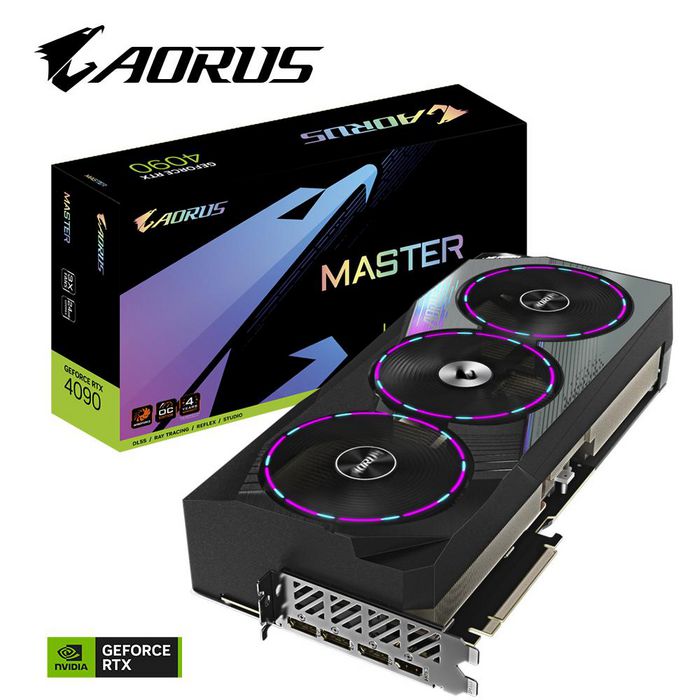Gigabyte Aorus Geforce Rtx 4090 Master 24G Nvidia 24 Gb Gddr6X - W128281027