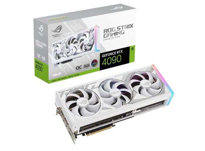 Asus Rog -Strix-Rtx4090-O24G-White Nvidia Geforce Rtx 4090 24 Gb Gddr6X - W128281029