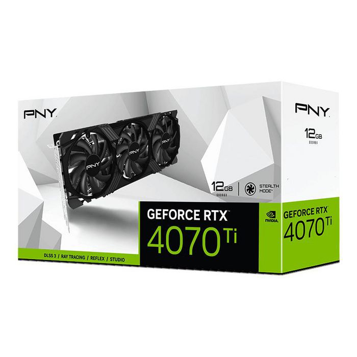PNY Graphics Card Nvidia Geforce Rtx 4070 Ti 12 Gb Gddr6X - W128281329