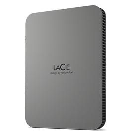 LACIE Mobile Drive Secure External Hard Drive 4000 Gb Grey - W128281600