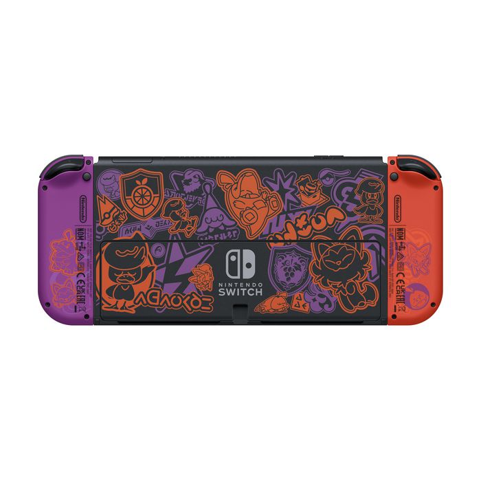 Nintendo Switch Oled Pokémon Scarlet & Violet Edition Portable Game Console 17.8 Cm (7") 64 Gb Touchscreen Wi-Fi Multicolour - W128299697