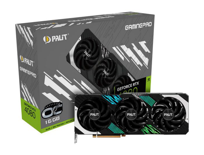 Palit Geforce Rtx 4080 Gamingpro Oc Nvidia 16 Gb Gddr6X - W128282067