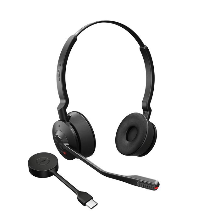 Jabra Engage 55 Uc Stereo Headset Wireless Head-Band Office/Call Center Black - W128282429