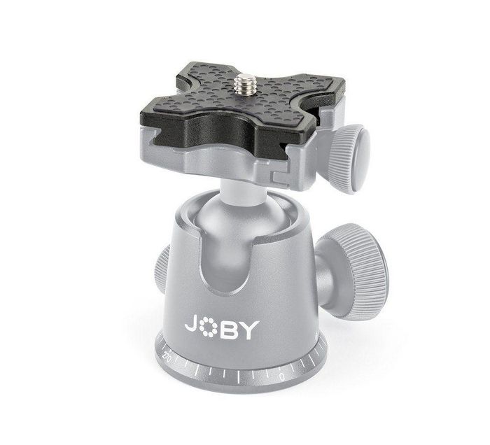 Joby Qr Plate 5K Tripod Head Black Aluminium, Rubber, Stainless Steel 1/4" - W128282960