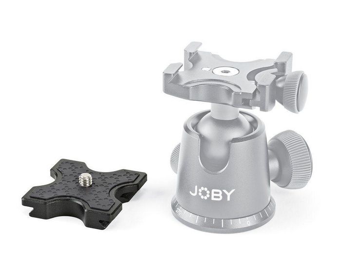 Joby Qr Plate 5K Tripod Head Black Aluminium, Rubber, Stainless Steel 1/4" - W128282960
