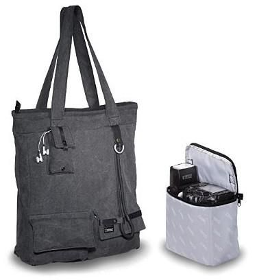 National Geographic Walkabout Medium Tote Bag Black, Grey - W128283087