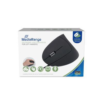 MediaRange Mouse Left-Hand Usb Type-A Optical 2400 Dpi - W128283491