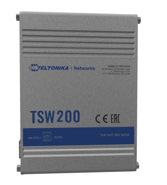 Teltonika TSW200 INDUSTRIAL UNMANAGED POE+ SWITCH - W126891739
