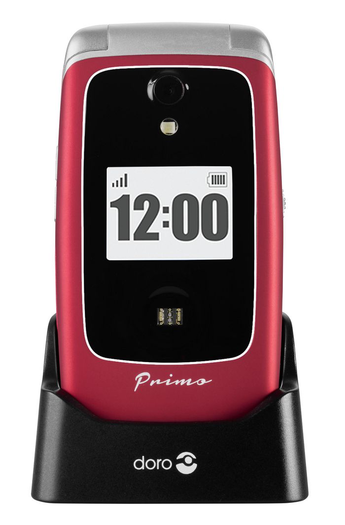Doro Primo 418 7.11 Cm (2.8") 110 G Red Camera Phone - W128252627