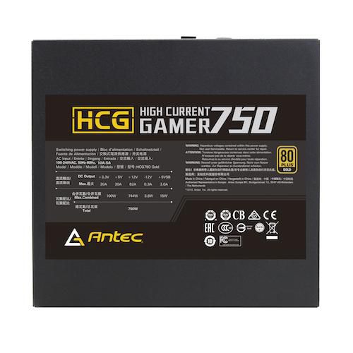 Antec Hcg750 Power Supply Unit 750 W 20+4 Pin Atx Atx Black - W128252632