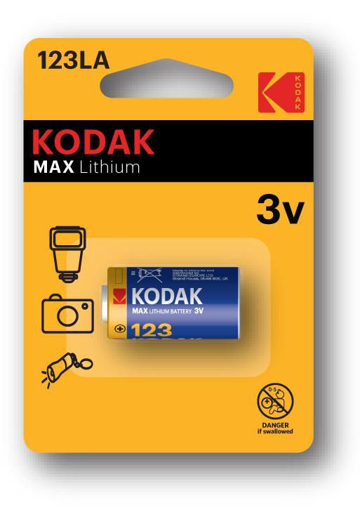 Kodak Household Battery Single-Use Battery Cr123 Lithium - W128252874