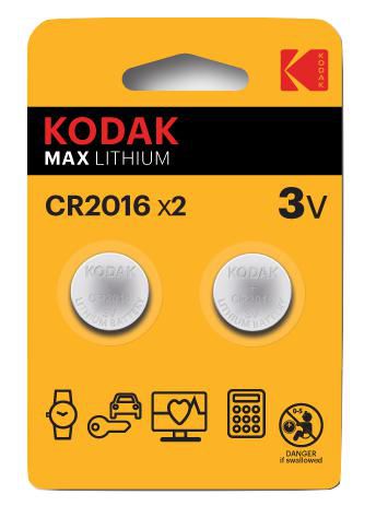 Kodak Cr2016 Single-Use Battery Lithium - W128252896