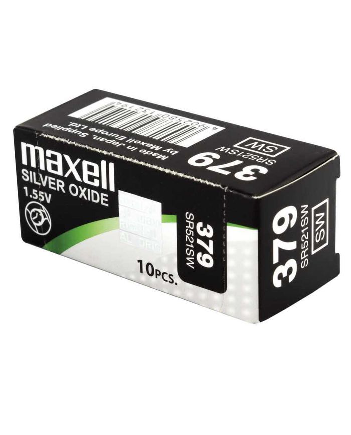 Maxell Household Battery Single-Use Battery Sr521Sw Silver-Oxide (S) - W128253067