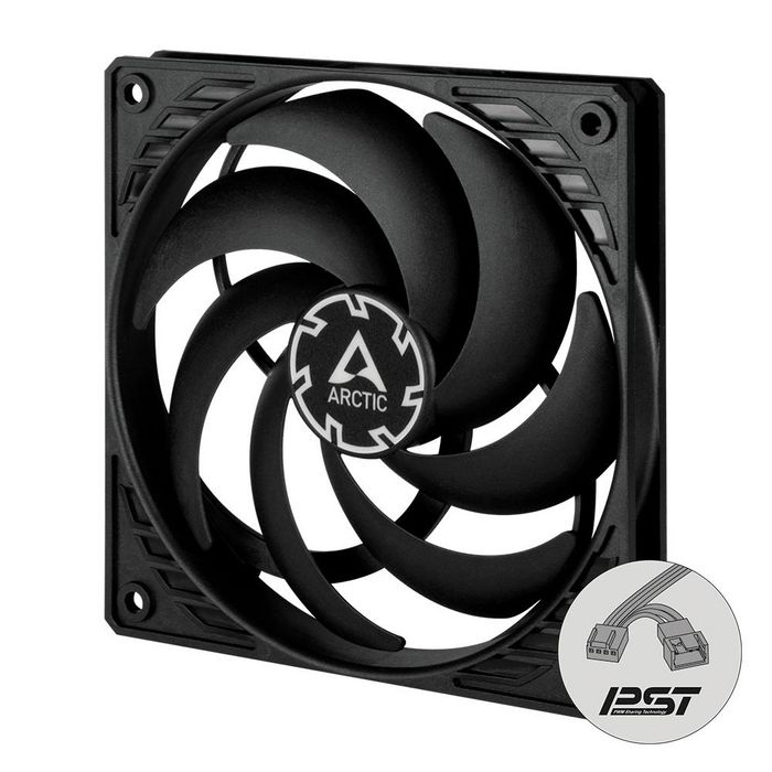 Arctic P12 Slim Pwm Pst Pressure-Optimised 120 Mm Pwm Fan With Integrated Y-Cable - W128253384