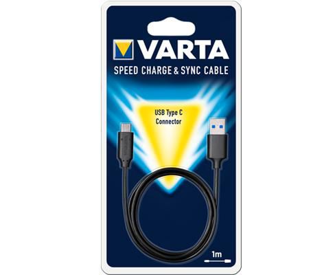 Varta Usb Cable 1 M Usb 3.2 Gen 1 (3.1 Gen 1) Usb A Usb C Black - W128253793