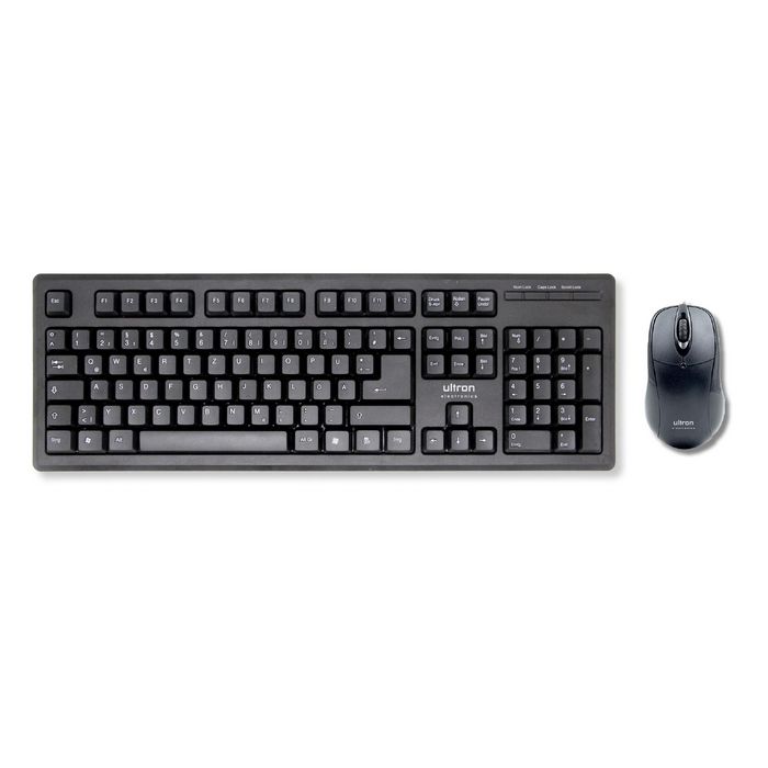 Ultron Umc-200 Keyboard Mouse Included Usb Qwertz German Black - W128254708