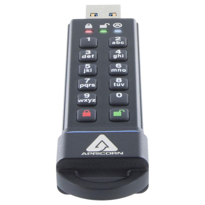 Apricorn Aegis Secure Key 3.0 Usb Flash Drive 1000 Gb Usb Type-A 3.2 Gen 1 (3.1 Gen 1) Black - W128255058