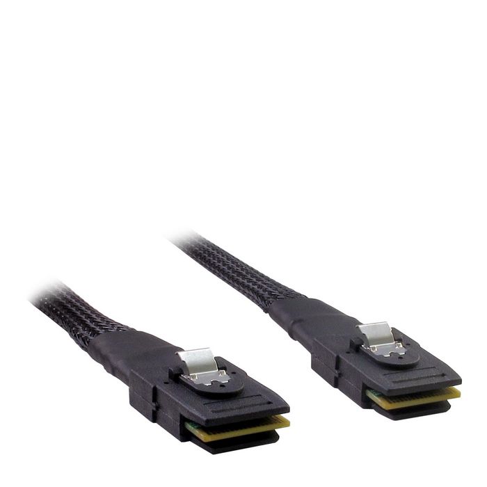 Inter-Tech Serial Attached Scsi (Sas) Cable 0.5 M Black - W128285229