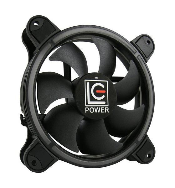 LC-POWER Computer Cooling System Computer Case Fan 12 Cm Black - W128255532