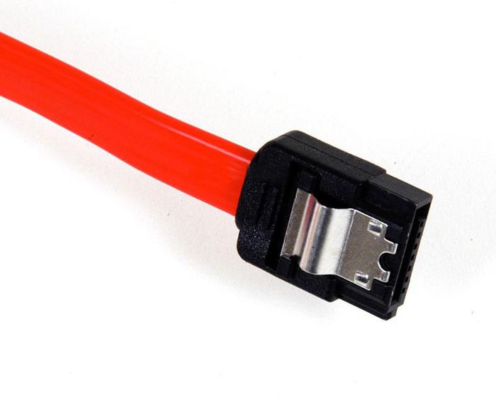 Sharkoon Sata 2 Cable With Latch, 50 Cm Sata Cable 0.5 M Red - W128285636