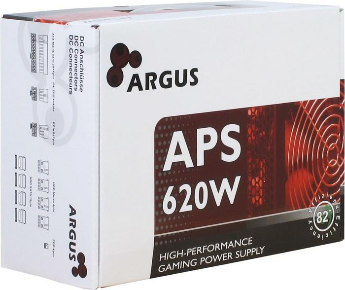 Inter-Tech Argus Aps Power Supply Unit 620 W 20+4 Pin Atx Atx Black - W128285283