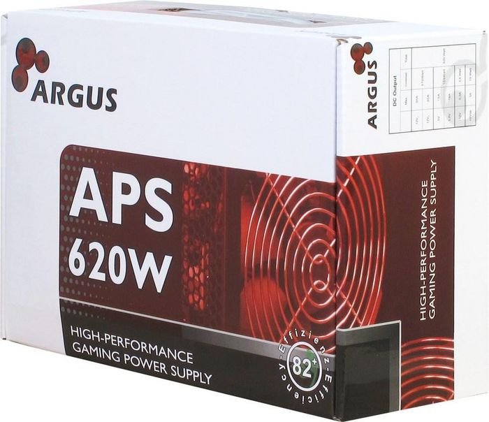 Inter-Tech Argus Aps Power Supply Unit 620 W 20+4 Pin Atx Atx Black - W128285283