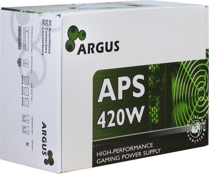 Inter-Tech Argus Aps Power Supply Unit 420 W 20+4 Pin Atx Atx Black - W128285282
